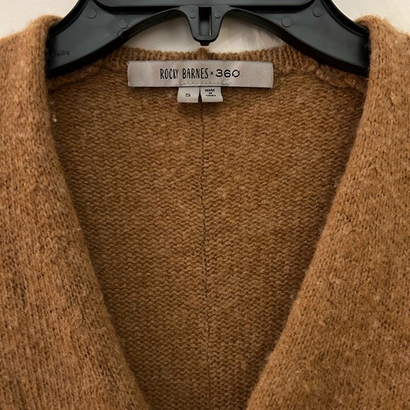 Rocky Barns 360 Cashmere Marino Wool Wrap sweater, size Small - Picture 2 of 4